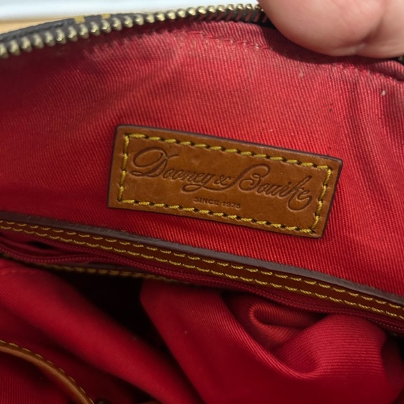 Dooney & Bourke Black and Brown Crossbody Bag - Picture 4 of 16